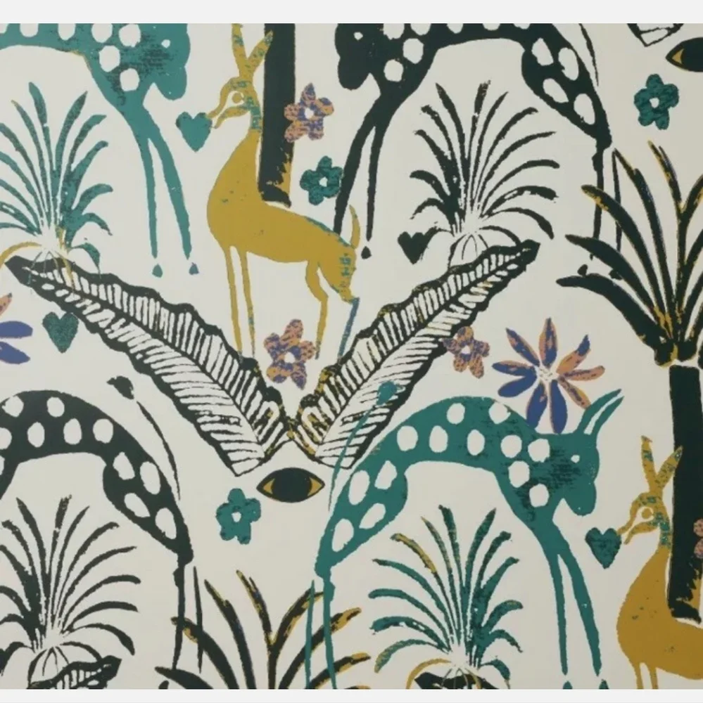Opalhouse Jungalow Fiesta Animals Peel & Stick Wallpaper One Roll NEW